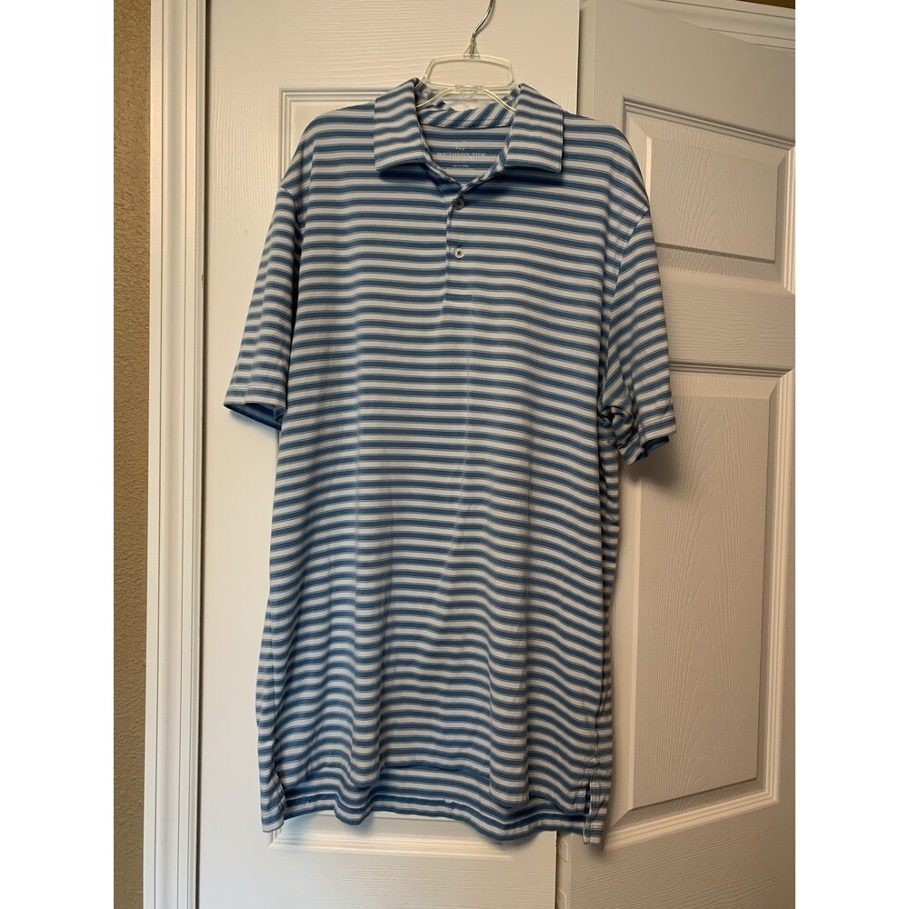 Southern Tide Polo Shirt Large Men’s Stripe Golf
